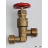 Bronze stop valve 40 DN 15 male threaded globe valve