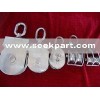 FIXED LIFTING PULLEY DOUBLE PLASTIC WHEELS