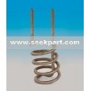 titanium whorl tube heat exchanger