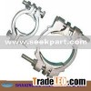 Galvanized Malleable Iron Double Bolt Hose Clamps