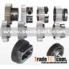 Spur gear wheel bevel gear wheel spline shaft