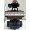 Gas pipe valve