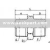 BSPT MALE hydraulic pipe fittings