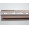 50*0.9mm steel pipe in shinny satin brassed