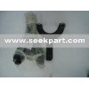 SINOTRUK PARTS---rubber suspention fork pipe fixing bracket WG9725360043