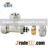 Tee-nickel plated upvc pipe fittings
