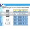 PVC Pipe Fittings with Rubber Joint DIN Standard PN10