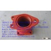DN125 Zoomlion concrete pump wear-resisting rubber double end hose