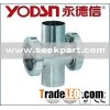 Sanitary stainless steel Cross Sight Glass Fitting