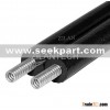 Insulated corrugated stainless steel tube