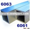 mill finish square aluminium Tubes