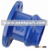 Flange socket piece