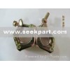 Pressed swivel coupler
