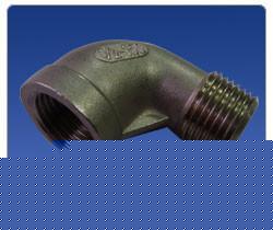 stainless steel 2" NPT 90 degree elbow