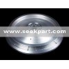 Motor flywheel and flywheel assembly