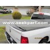 Roll up tonneau cover with lock