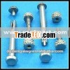 Male-Female rivet for aircraft seat belt