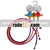Refrigeration manifold,manifold set,R22,R134A,R410,CT-536G