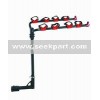 Four bike hitch mount bike rack