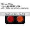 LED combination tail lamp-catamaran with rubber for CIMC truck or trailer