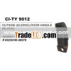 Black outside door car handle -sliding