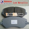 REECO Low-metallic brake pad for dodge grand caravan and chrysler