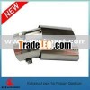 Stainless steel exhaust pipe for Nissan Qashqai 2008+