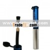 Mini bike pump with hose inside