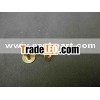 yellow zinc tubular rivet with chamfer  for auto lamp