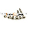 Cross recessed countersunk head screws and cross recessed raised countersunk head screws