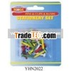 30pcs color painted 25mm length two feet pins YHN2022