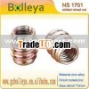 zinc alloy nut/slotted wheel nut 1701