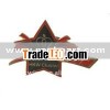 novel metal badge