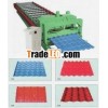 Roof tile forming machine