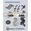 Steel railway tie plate