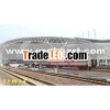 Structure steel support truss for railway station