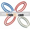 Coil shaped paper clip