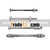 pole line hardwares/steel pin band post insulator clamp bolt pole top pin
