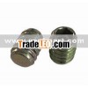 M8 Steel threaded insert nut,recessed,Blind hole.Yellow Zinc