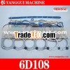 Guangzhou Komastu 6D108 Engine Gasket Kit