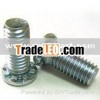Riveting pressure screw