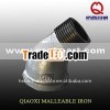 Galvanied elbow thread malleable iron pipe fitting