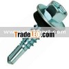 Self Drilling Screws Hex Flange Head, with Rubber Washer