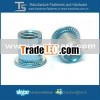 Rivet Nuts, Flat Head Round Body Rivet Nut