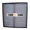 Panel filters use gal steel frame in industry applications