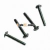 Button head phillips self tapping screws with blue zinc plated
