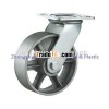 4" 5" 6" 8" Heavy Duty Casters Solid Steel / Cast Iron Wheel Sturdy Hardware