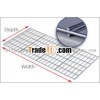 Wire deck panels from rectangular zinc-plated wire, 57.5"L x 42"D