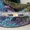 imaginary colors of decorative sequin metallic cloth