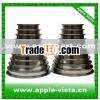 Wire rope pulley with aluminum coating